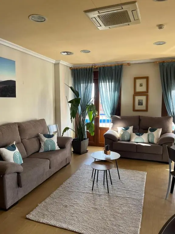 Salón con sofás
